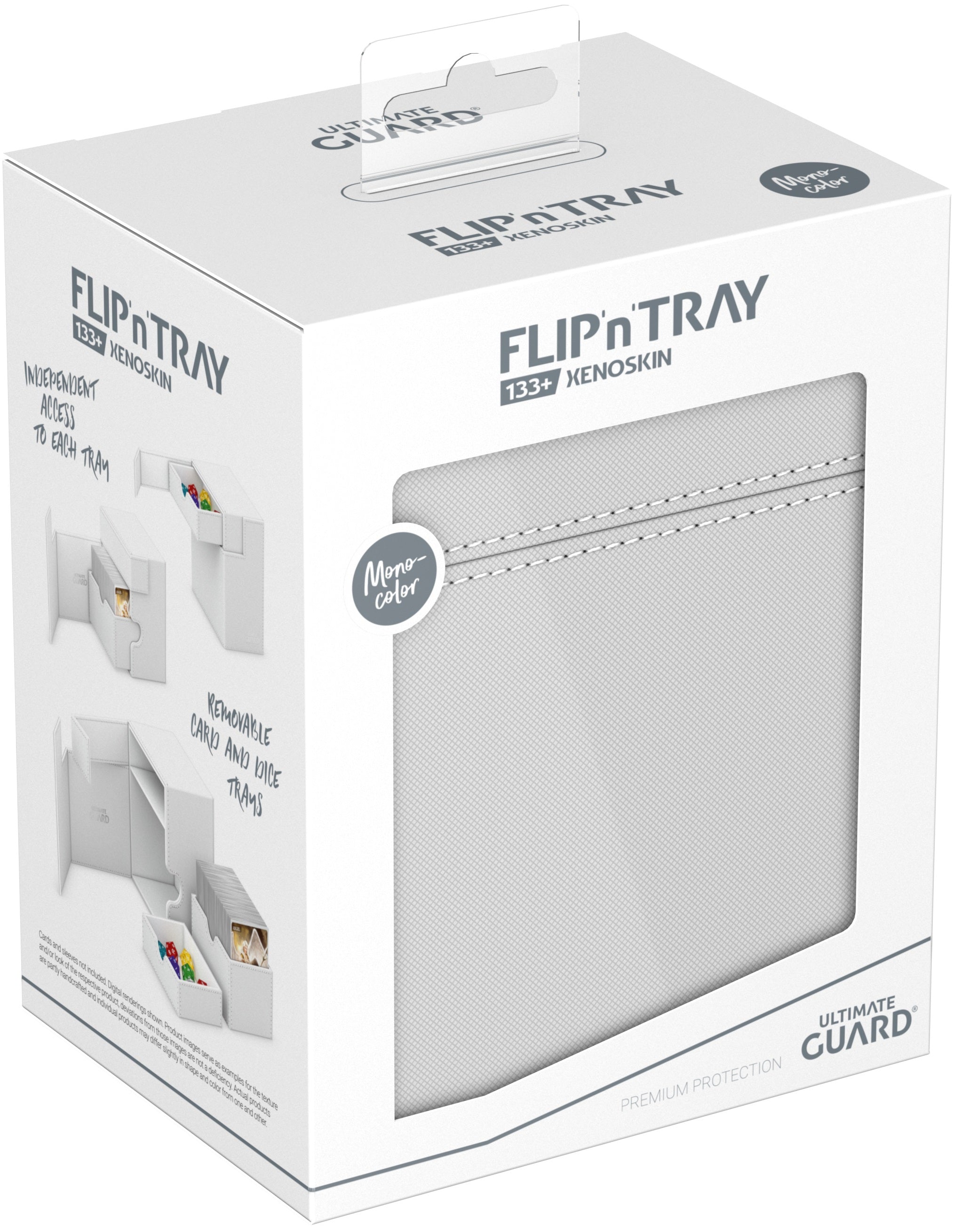 Ultimate Guard - Flip’N’Tray Xenoskin 133+ Monocolour White