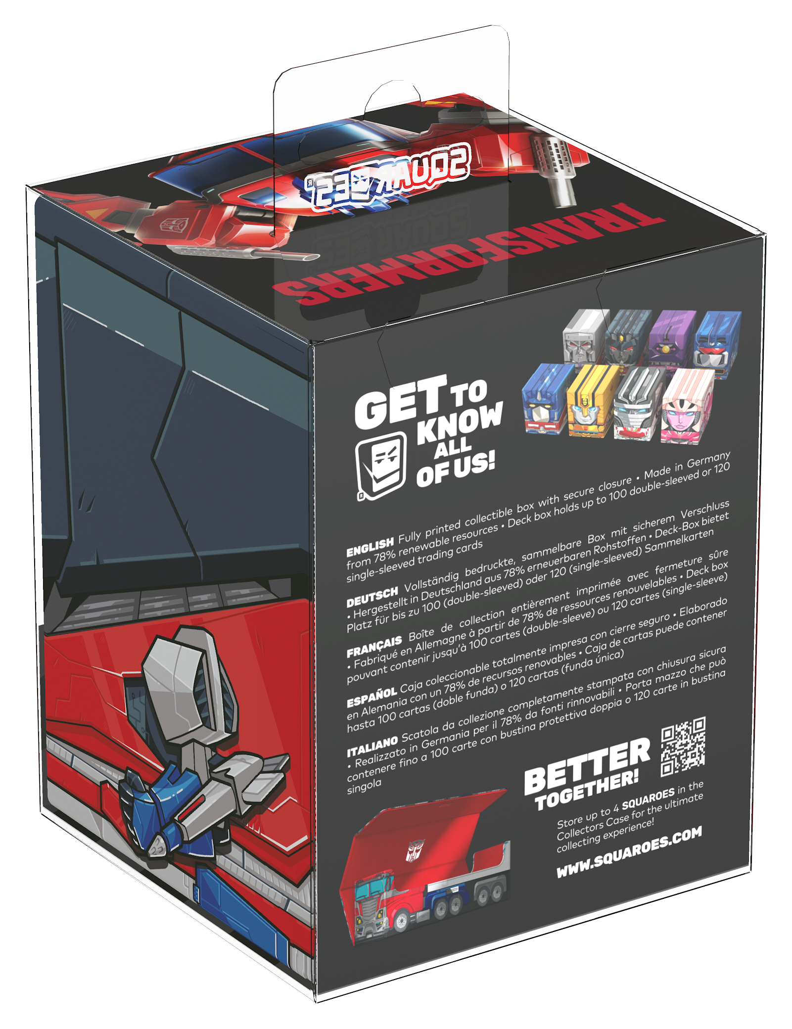 Ultimate Guard - Squaroes 100+ Hasbro Transformers Starscream