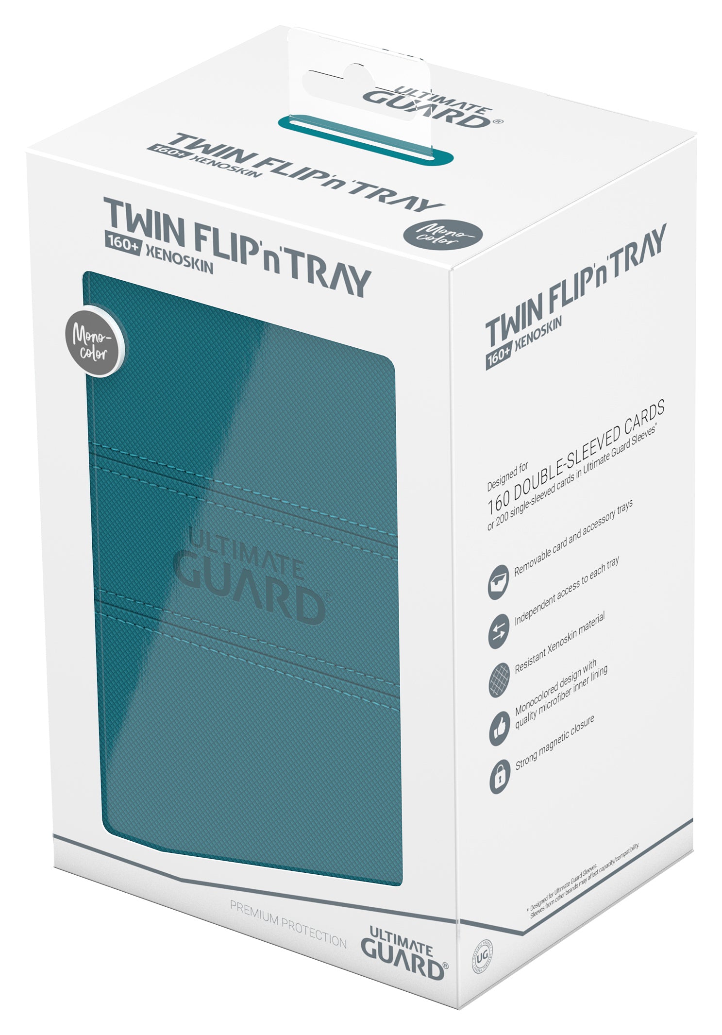 Ultimate Guard - Twin Flip’N’Tray Xenoskin 160+ Petrol