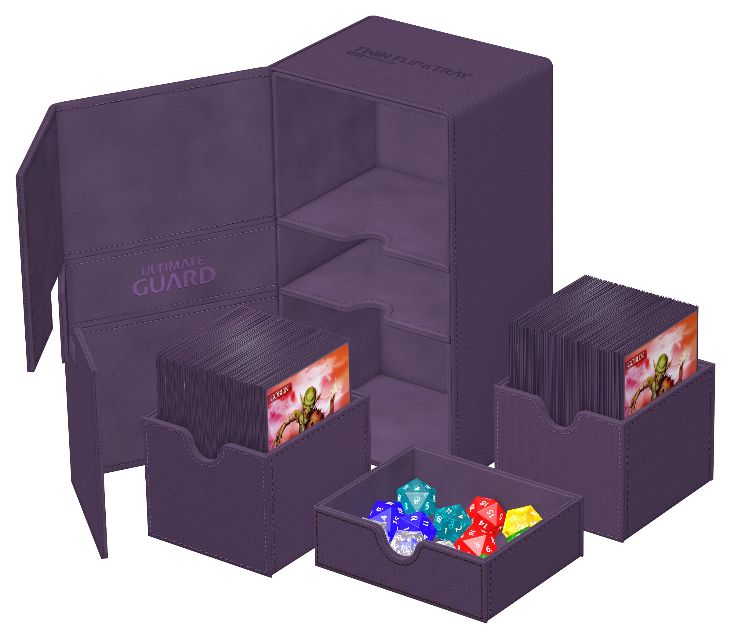 Ultimate Guard - Twin Flip’N’Tray Xenoskin 200+ Monocolour Purple