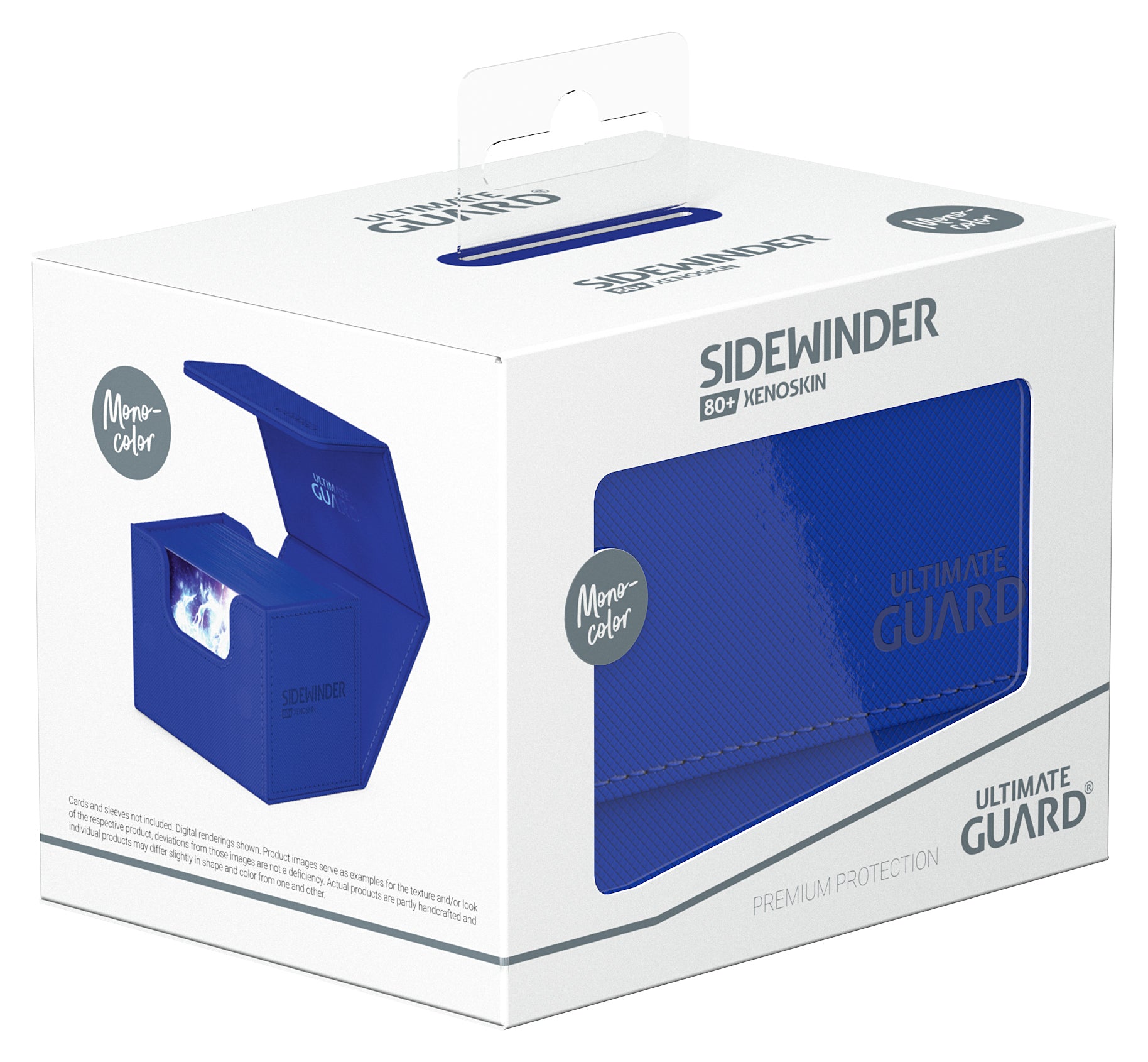 Ultimate Guard - Sidewinder Xenoskin 80+ Monocolour Blue