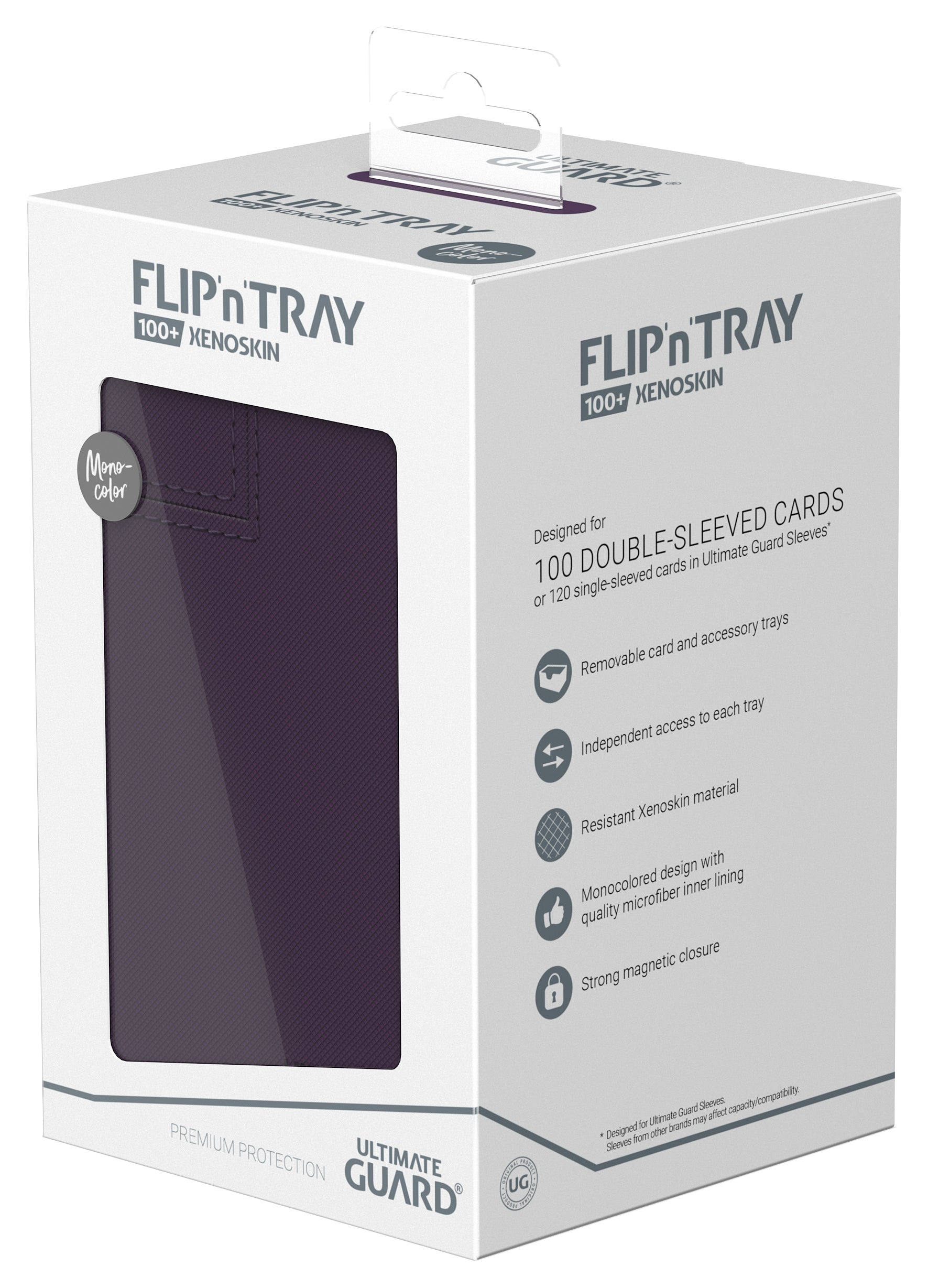 Ultimate Guard - Flip’N’Tray Xenoskin 100+ Monocolour Purple