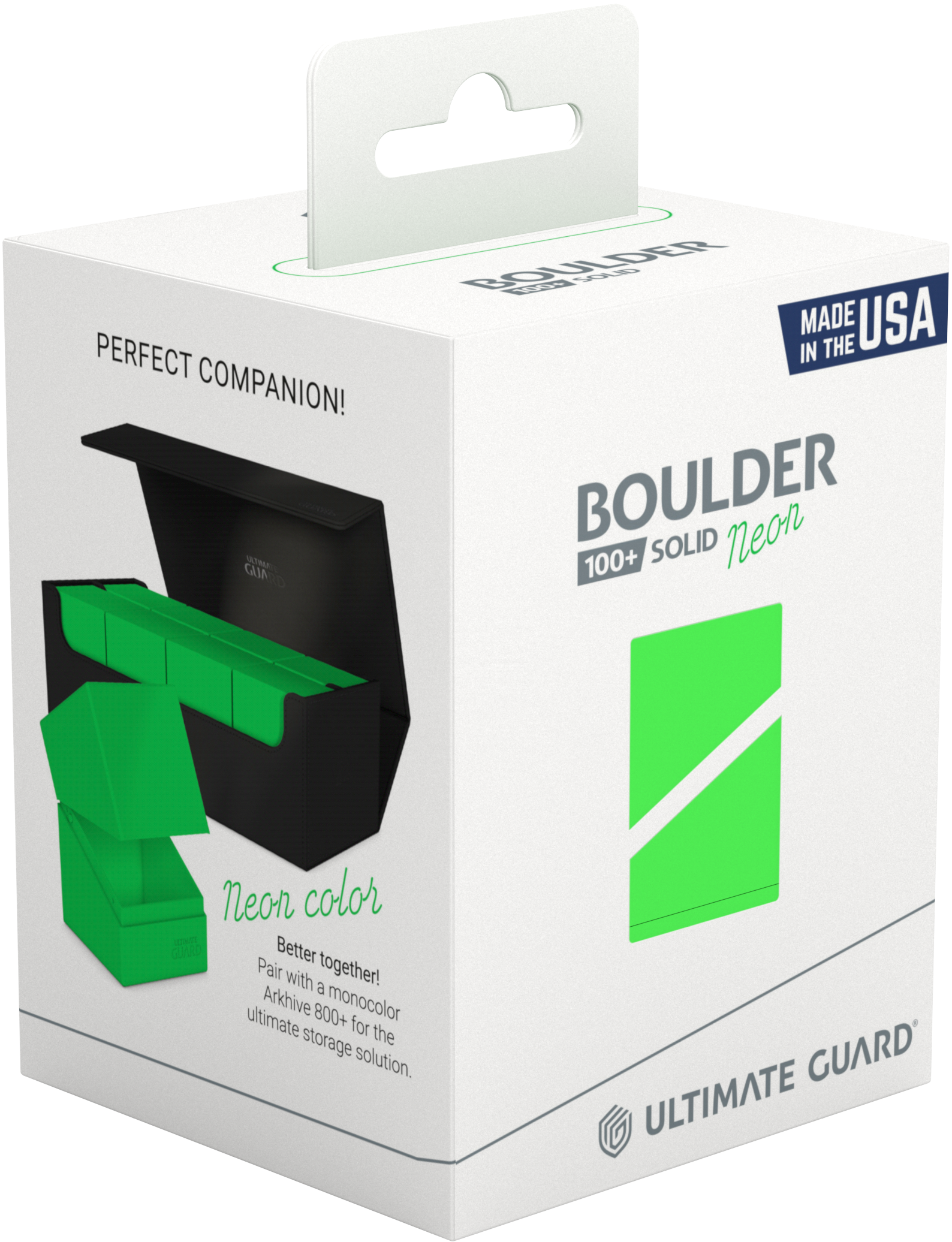 Ultimate Guard - Boulder 100+ Solid Neon Green