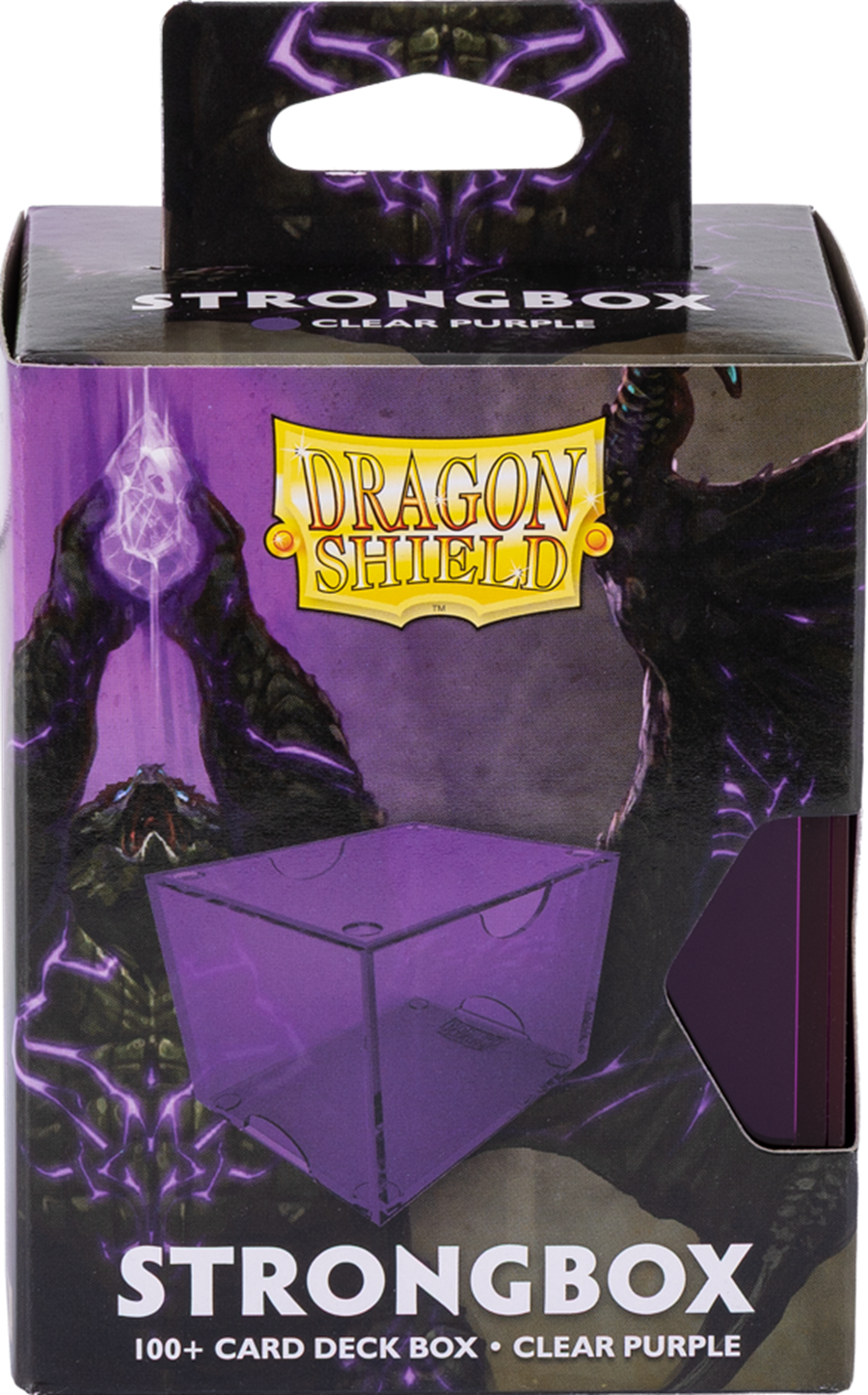 Dragon Shield - Strongbox Clear Purple