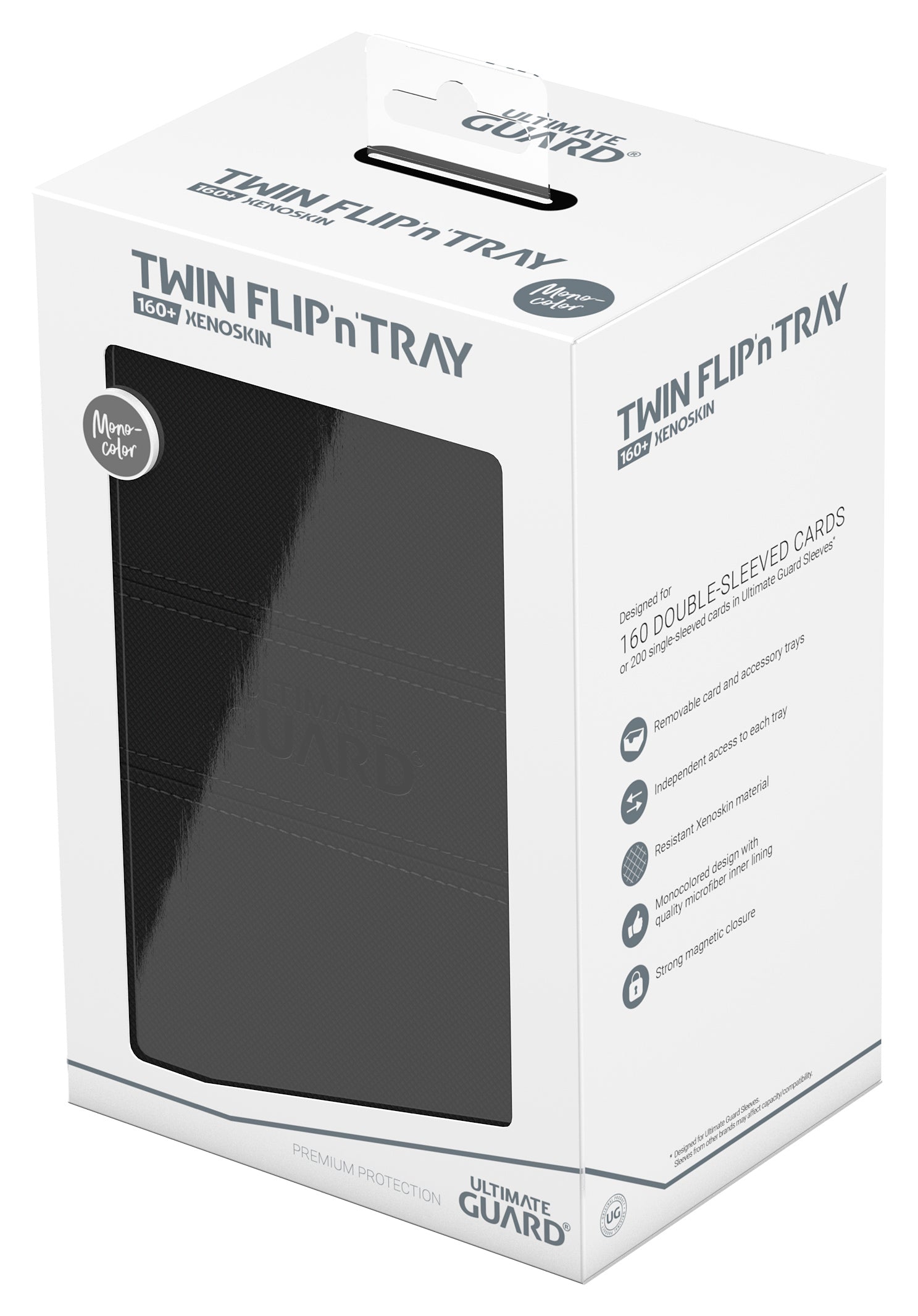 Ultimate Guard - Twin Flip’N’Tray Xenoskin 160+ Black