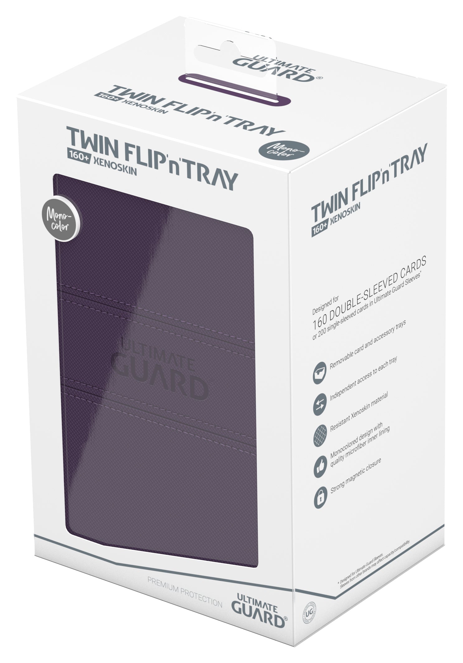 Ultimate Guard - Twin Flip’N’Tray Xenoskin 160+ Purple