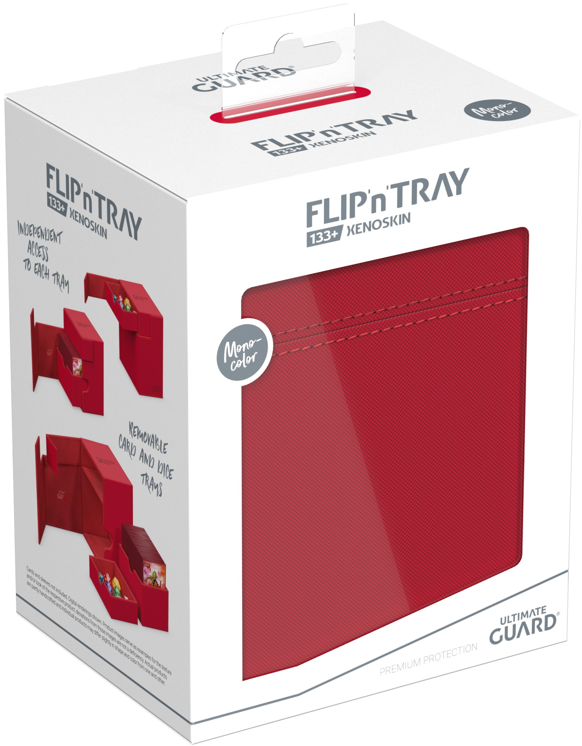 Ultimate Guard - Flip’N’Tray Xenoskin 133+ Monocolour Red