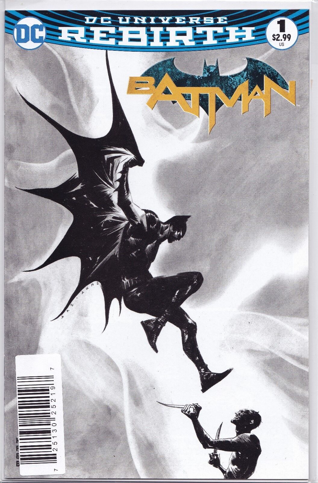 Df Batman #1 Df Exclusive Black & White Cover