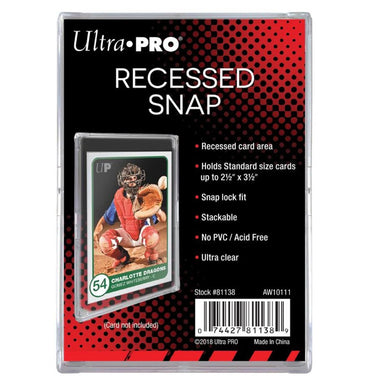 Ultra Pro - Recessed Snap Case