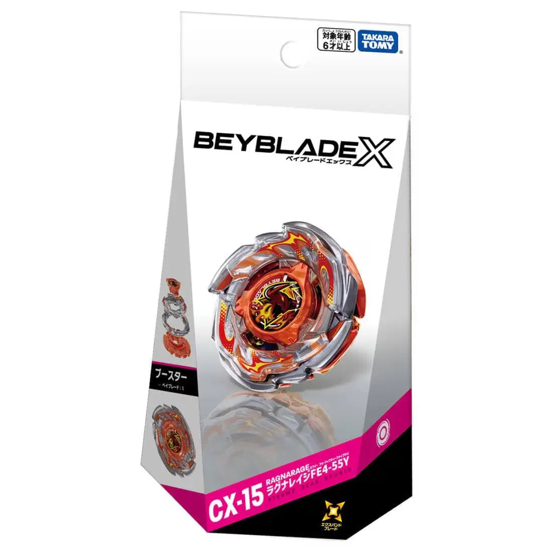 BEYBLADE X CX-15 Booster RagnaRage FE4-55Y