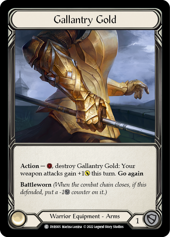 Gallantry Gold [DVR005] (Classic Battles: Rhinar vs Dorinthea)  Rainbow Foil