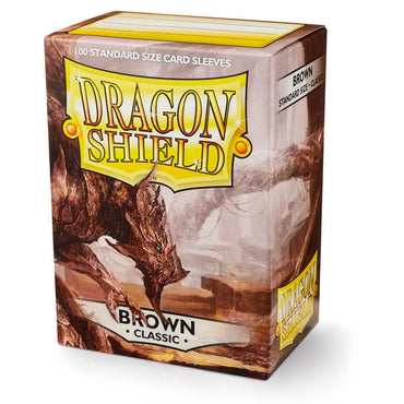 Dragon Shield: Standard 100ct Sleeves - Brown (Classic)