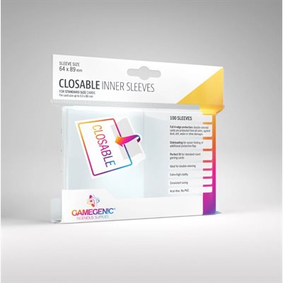 Gamegenic - Sleeves - Closable Inner Sleeves