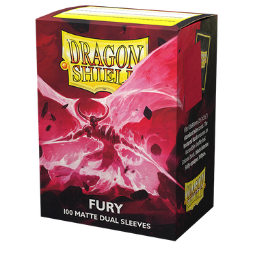 Dragon Shield: Standard 100ct Sleeves - Fury (Dual Matte)