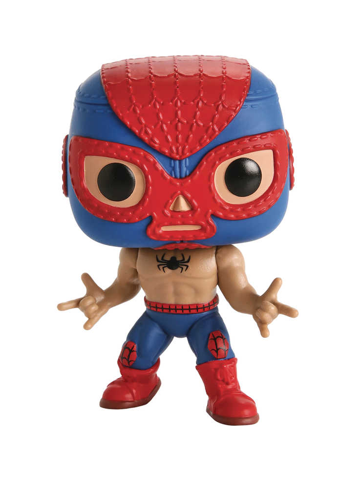 Pop Marvel Luchadores Spider-Man Vinyl Figure