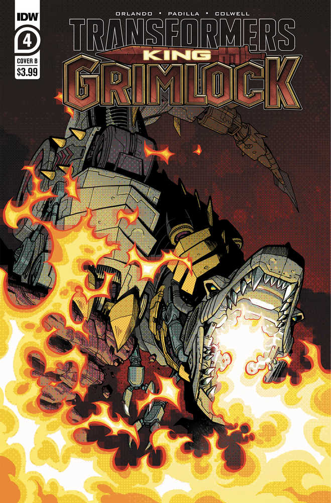 Transformers King Grimlock #4 (Of 5) Cover B Kyriazis