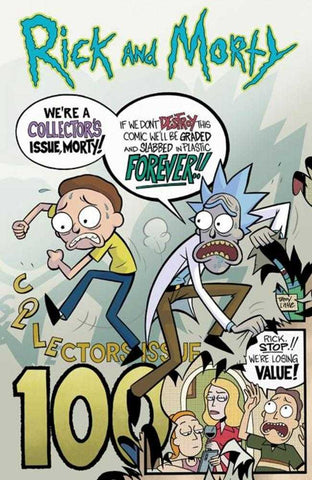 Rick And Morty #100 Cover A Troy Little
