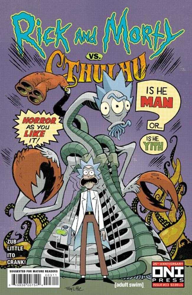 Rick And Morty vs Cthulhu #3 (Of 4) Cover A Troy Little (Mature)