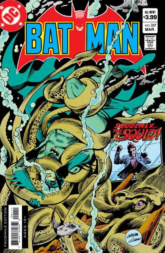 Batman #357 Facsimile Edition Cover A Edition Hannigan & Dick Giordano