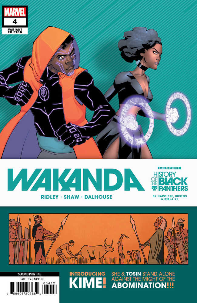 Wakanda #4 (Of 5) 2ND Printing Shaw Bustos Variant