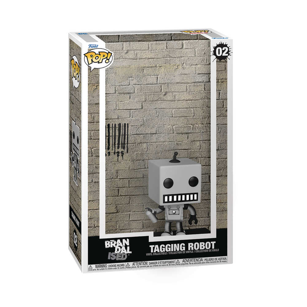Pop Art Cover Brandalised Rbt with Case Vinyl Figure