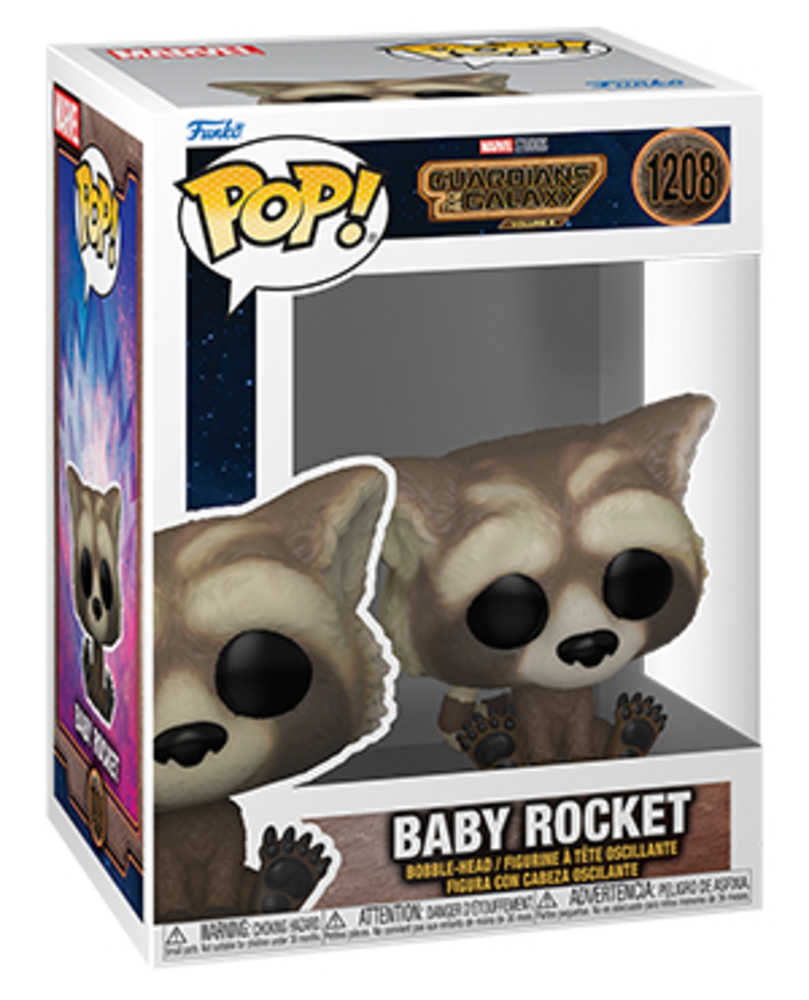 Pop Marvel Guardians Of The Galaxy Baby Rocket Pop 9 Vinyl Figure