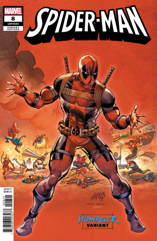 Spider-Man #8 Liefeld Homager Variant