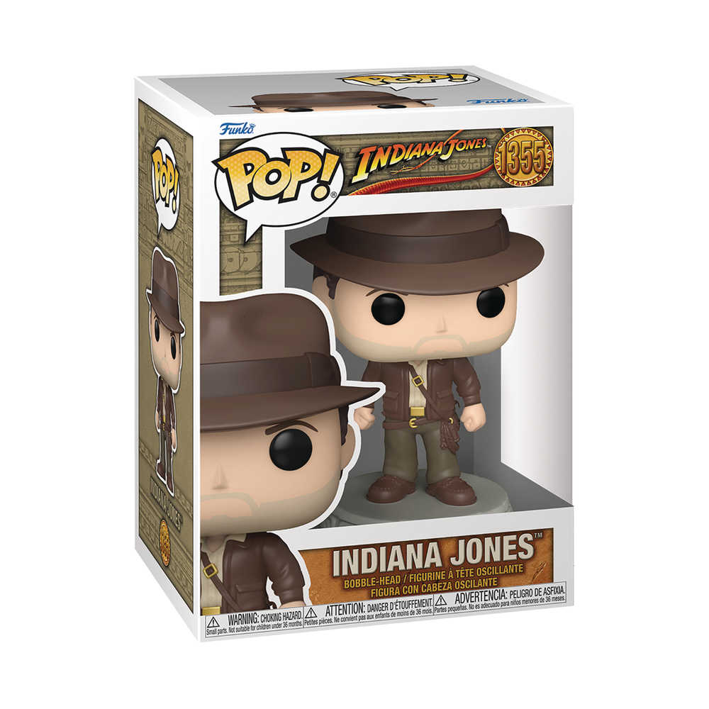 Pop Movies Indiana Jones Rotla Indiana with Jacket Vinyl Figure