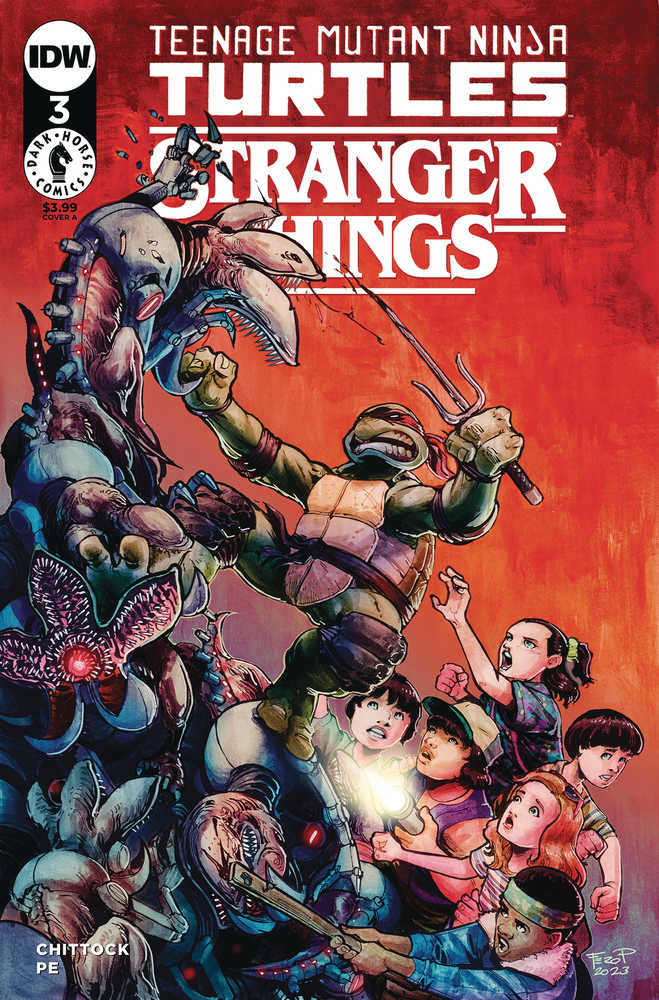 Teenage Mutant Ninja Turtles X Stranger Things #3 Cover A Pe