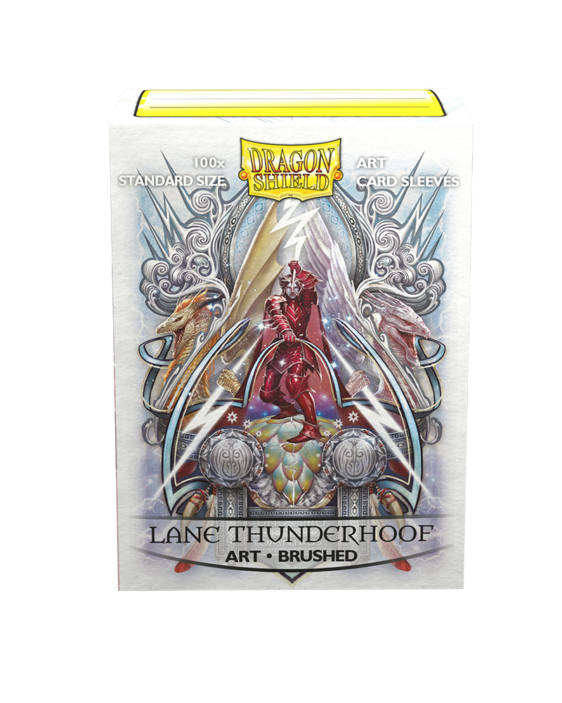 Dragon Shield: Standard 100ct Brushed Art Sleeves - Lane Thunderhoof