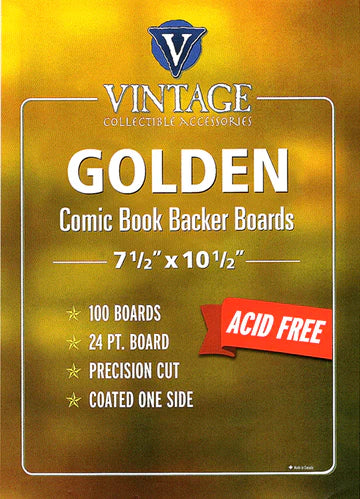 Comic Pro Line Golden Size Boards - 24pt - 7 1/2" x 10 1/2"