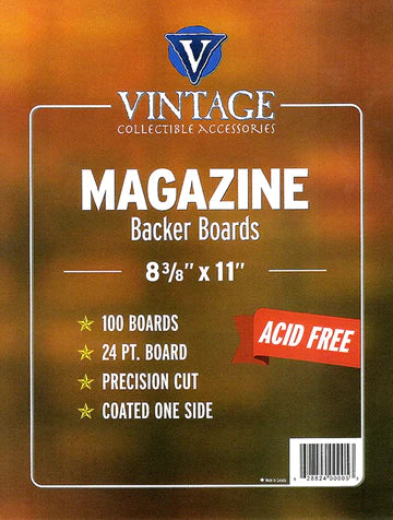 Comic Pro Line Magazine Size Boards - 24pt - 8 3/8"" x 11"