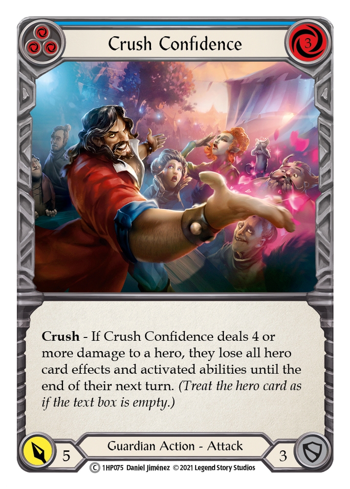 Crush Confidence (Blue) [1HP075] (History Pack 1)