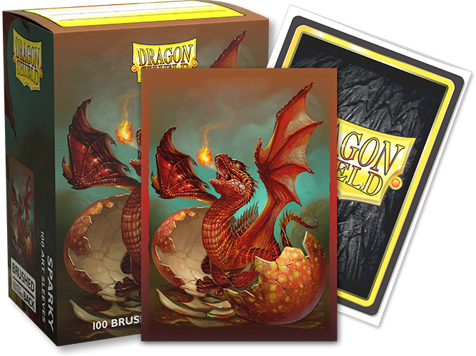Dragon Shield: Standard 100ct Brushed Art Sleeves - Sparky