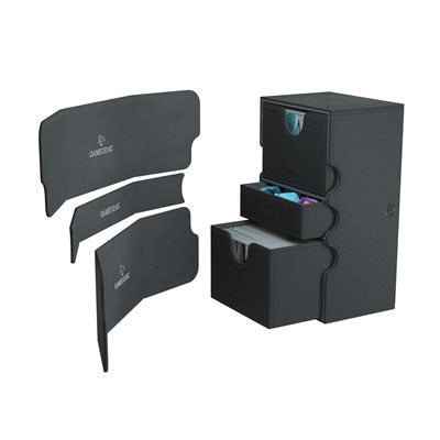 GameGenic - Deck Box Stronghold Convertible Black (200ct)