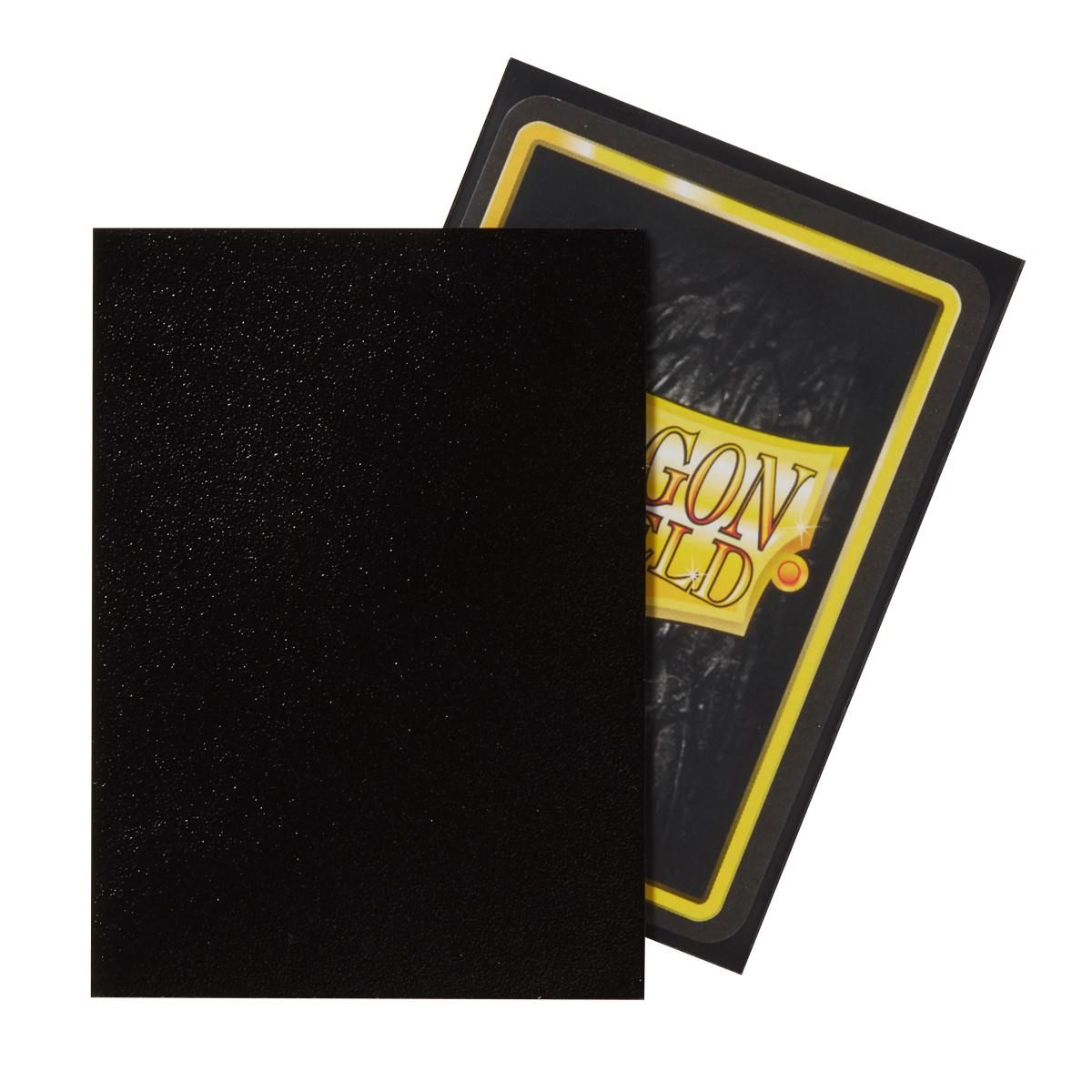 Dragon Shield: Standard 100ct Sleeves - Black (Non-Glare Matte)