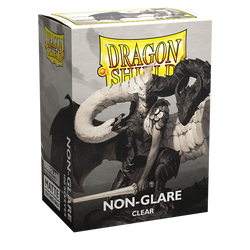 Dragon Shield: Standard 100ct Sleeves - Clear (Non-Glare Matte)