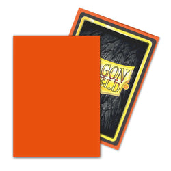 Dragon Shield: Standard 100ct Sleeves - Tangerine (Classic)