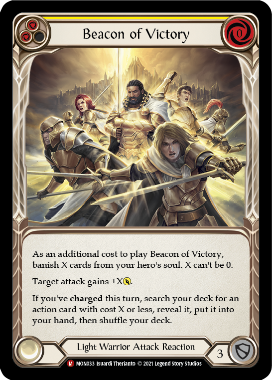 Beacon of Victory [MON033] (Monarch)  1st Edition Normal