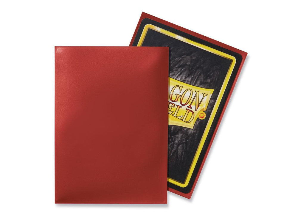 Dragon Shield: Standard 100ct Sleeves - Red (Classic)