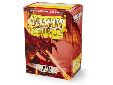Dragon Shield: Standard 100ct Sleeves - Red (Classic)