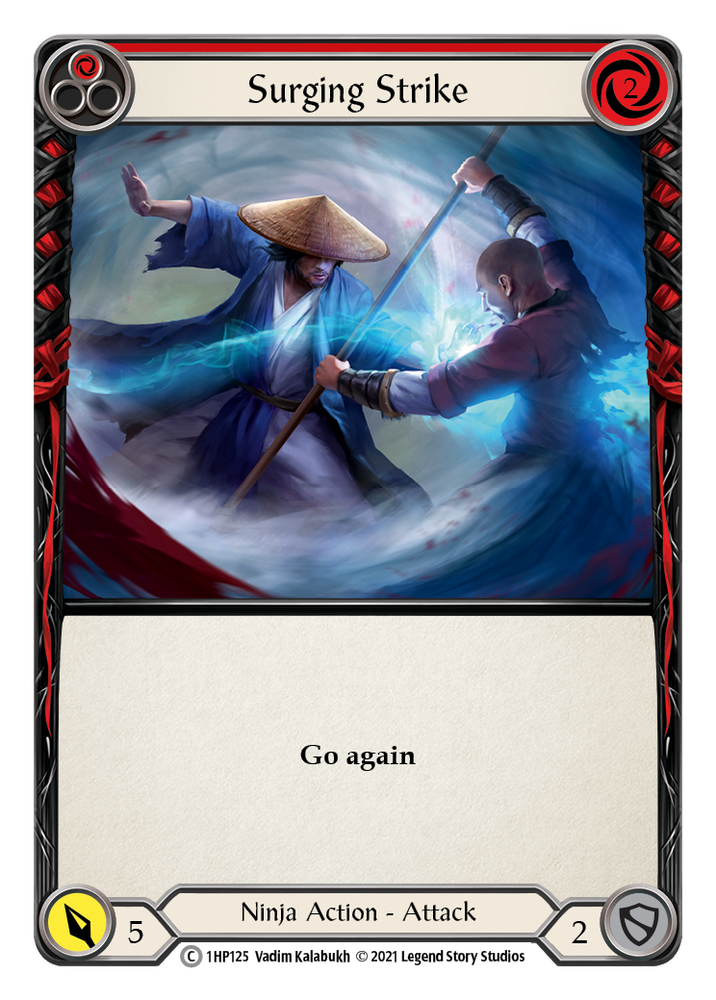 Surging Strike (Red) [1HP125] (History Pack 1)