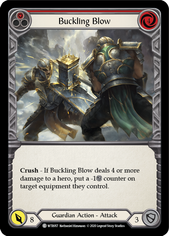 Buckling Blow (Red) [U-WTR057] (Welcome to Rathe Unlimited)  Unlimited Rainbow Foil