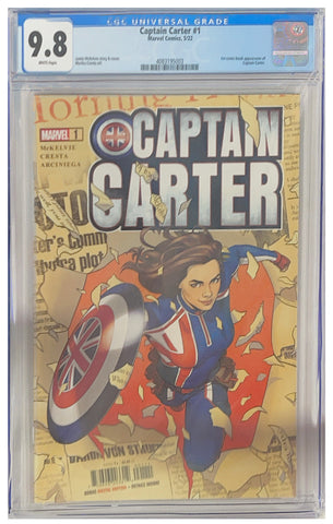 Cgc Comic - Captain Carter #1 Graded 9.8