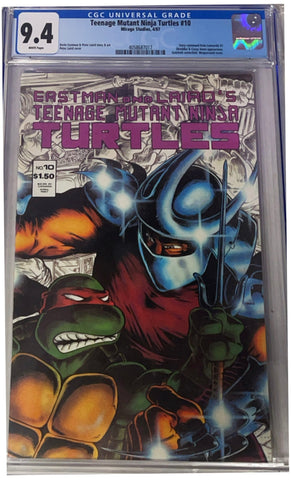Cgc Comic - Teenage Mutant Ninja Turtles #10 Graded 9.4