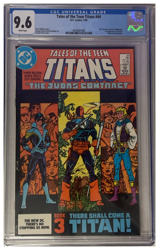 Cgc Comic - Tales of Teen Titans #44 Graded 9.6