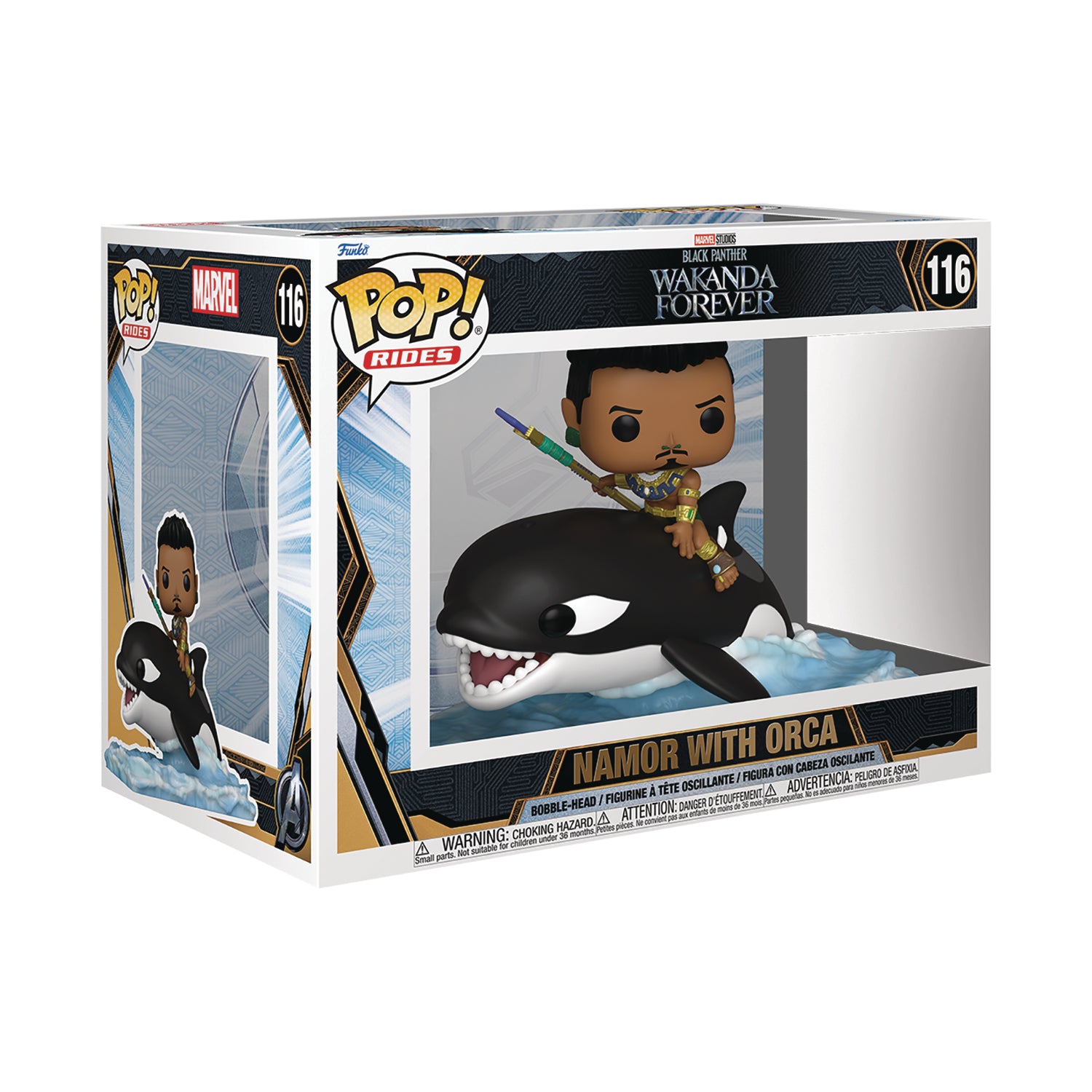 Pop Rides - Marvel Black Panther Wakanda Forever - Namor with Orca