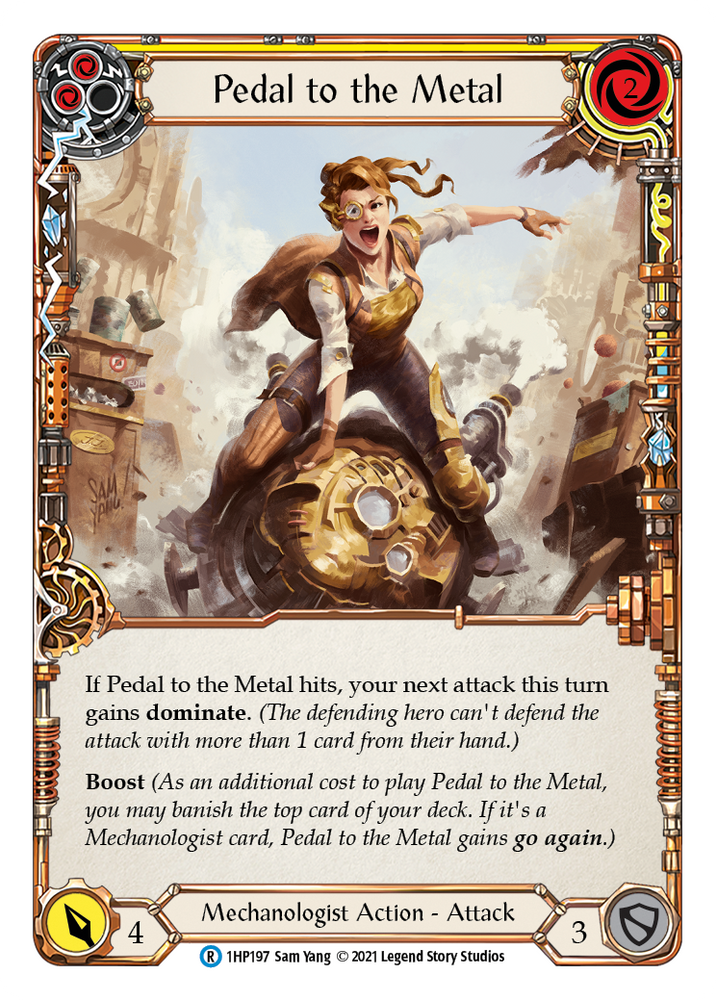 Pedal to the Metal (Yellow) [1HP197] (History Pack 1)