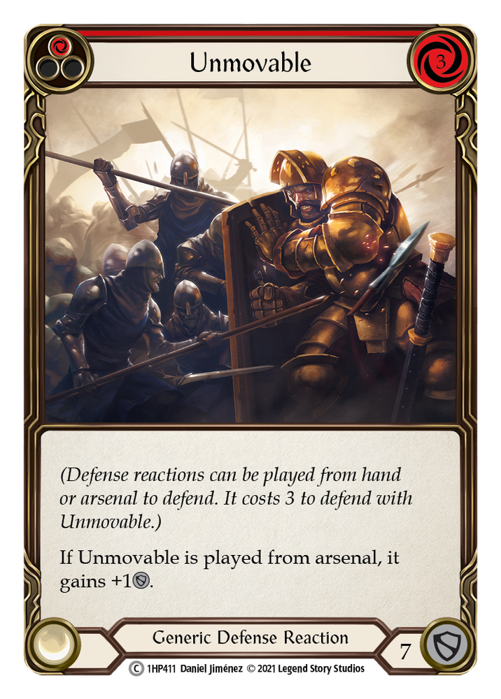 Unmovable (Red) [1HP411] (History Pack 1)