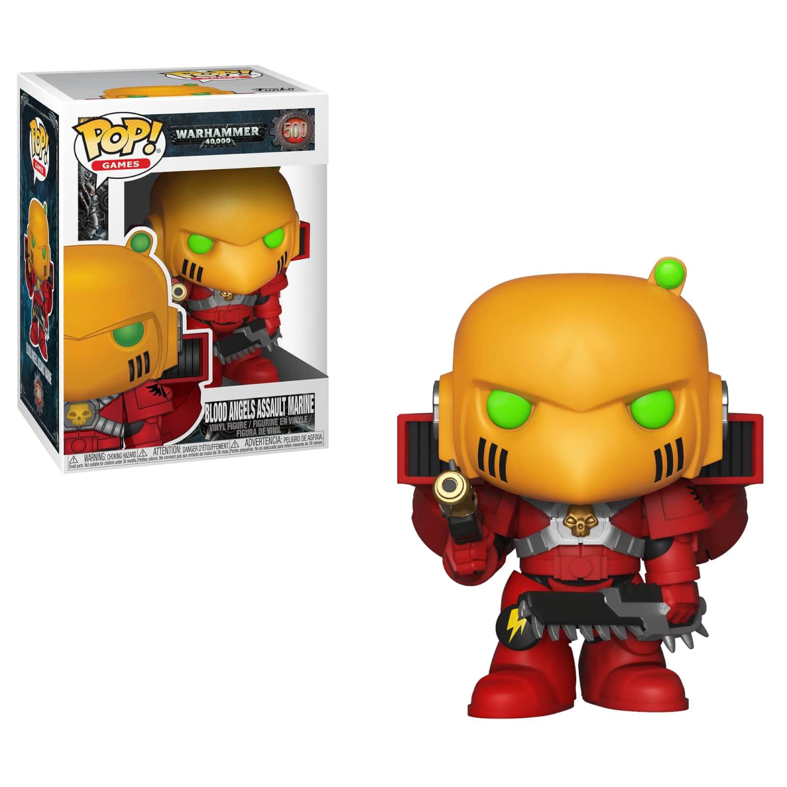 Pop Games Blood Angels Assault Marine Vinyl Figure
